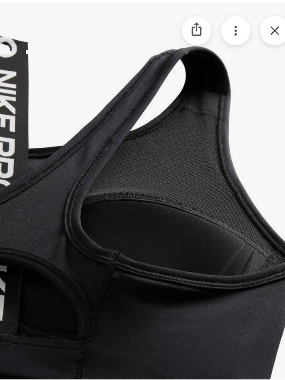 Nike Women's Pro Swoosh MS
Asymmetrical Padded Sports
Bra large nwt - Picture 8 of 9